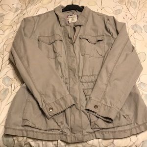 Old Navy Gray Utility Jacket sz Large Tall